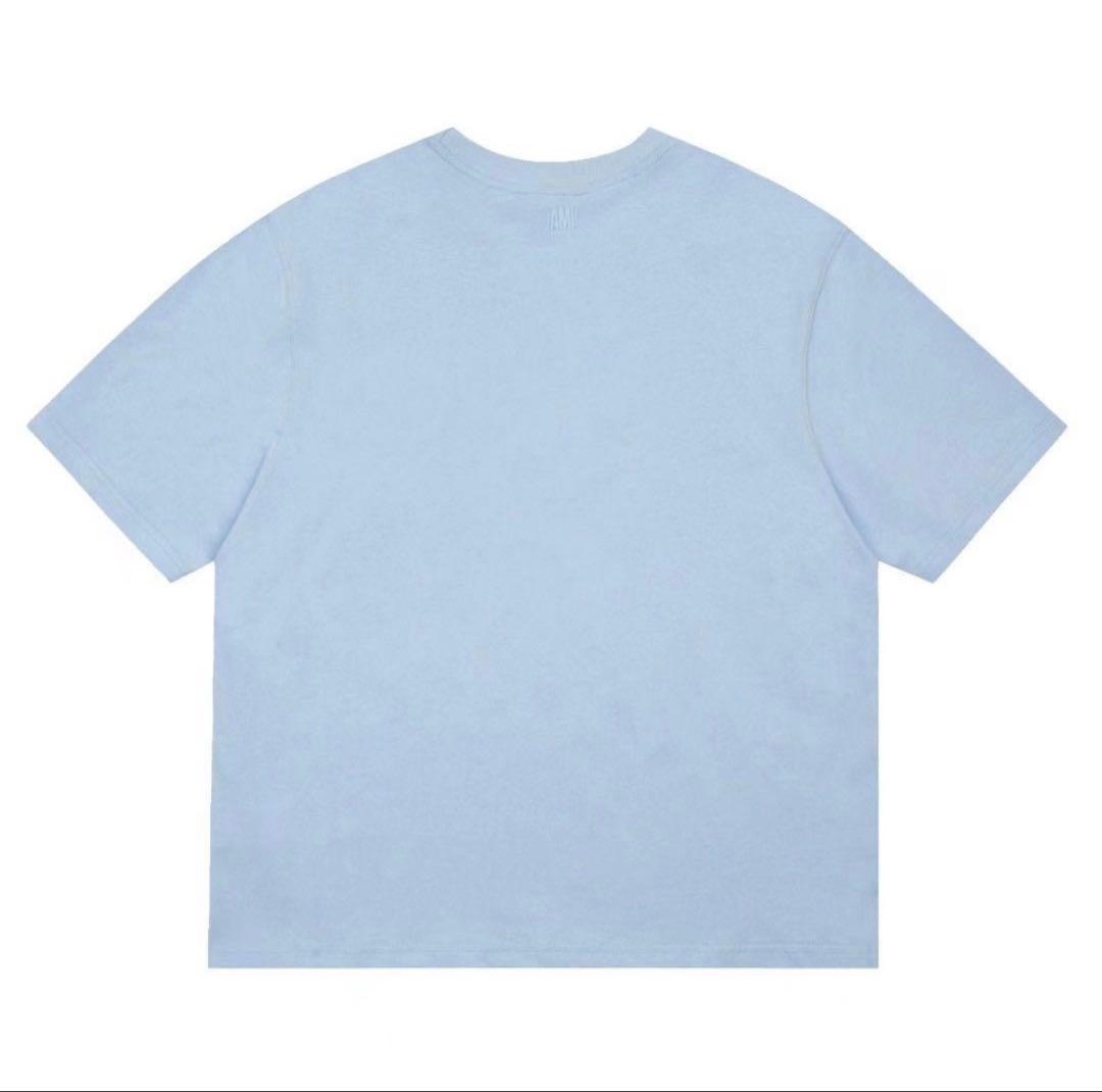 AmiParis アミパリス Tシャツ 半袖 ミニロゴ あいいろ