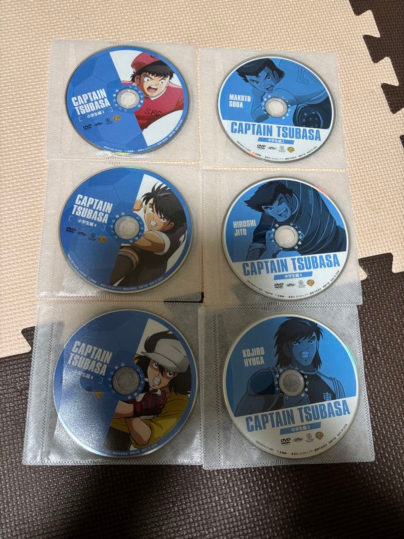 キャプテン翼　レンタル落ちDVD 小学生編　中学生編　12枚セット
