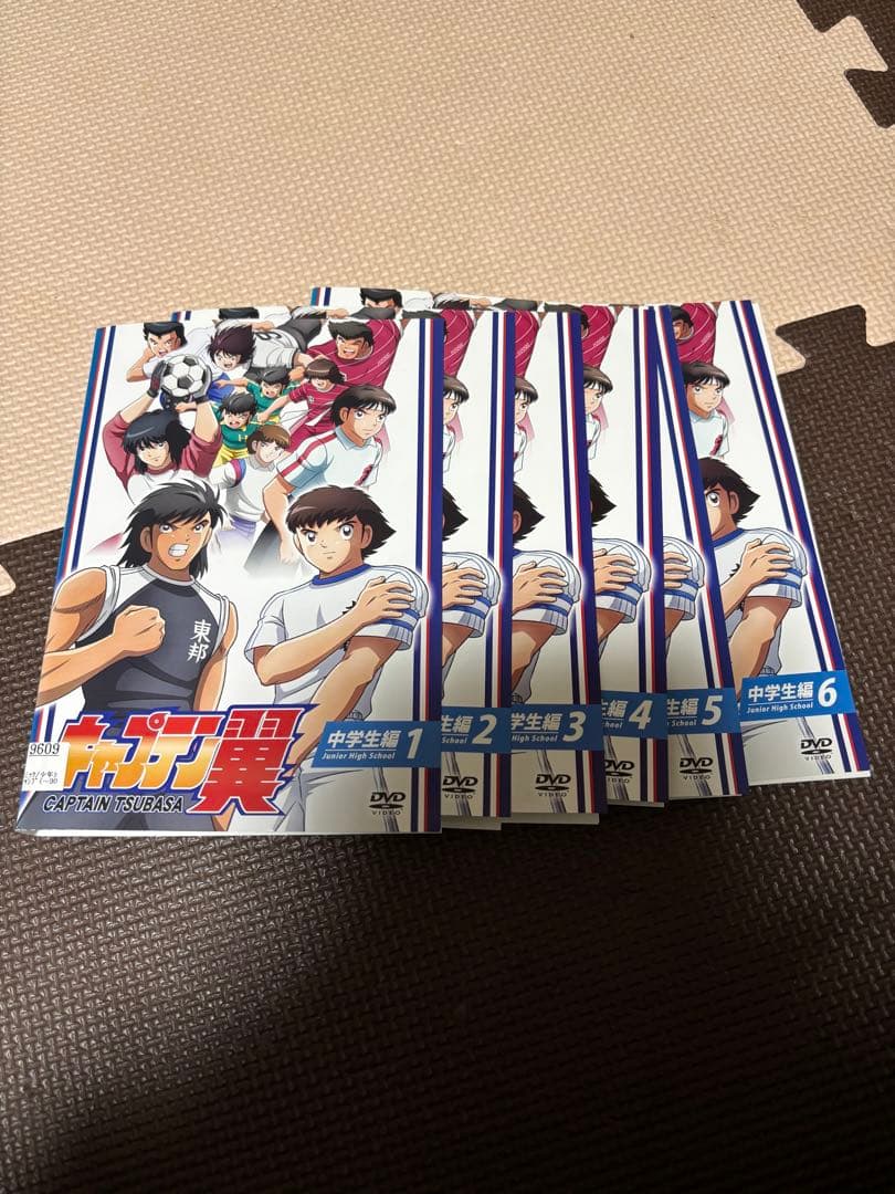 キャプテン翼　レンタル落ちDVD 小学生編　中学生編　12枚セット