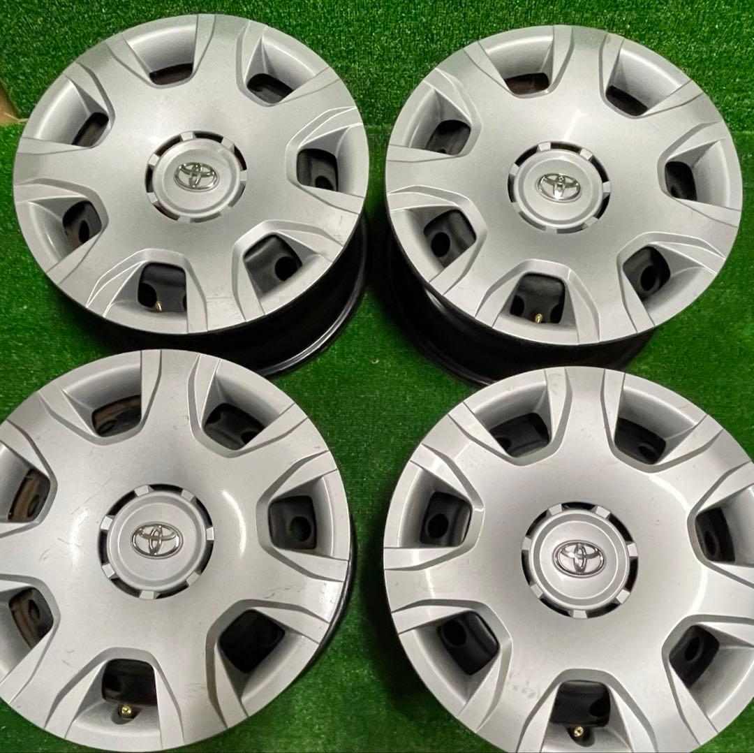 ハイエース200系 純正スチールホイール 15インチ 6J キャップ付