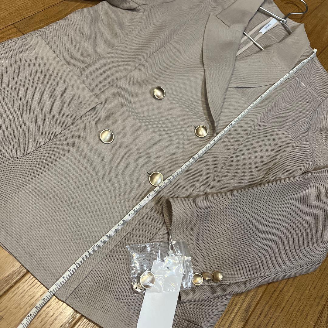Dignite collier ディニテコリエ　メッシュダブルジャケット　新品