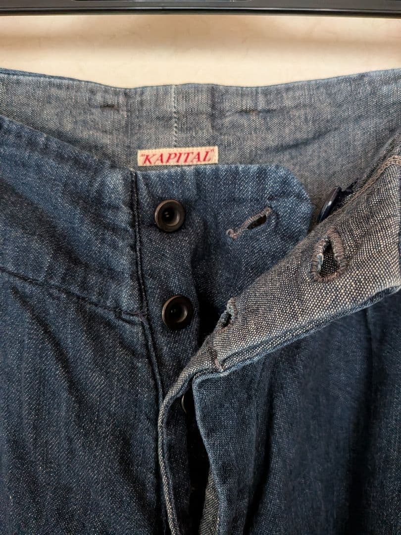 キャピタル　KAPITAL アミッシュパンツ　デニム