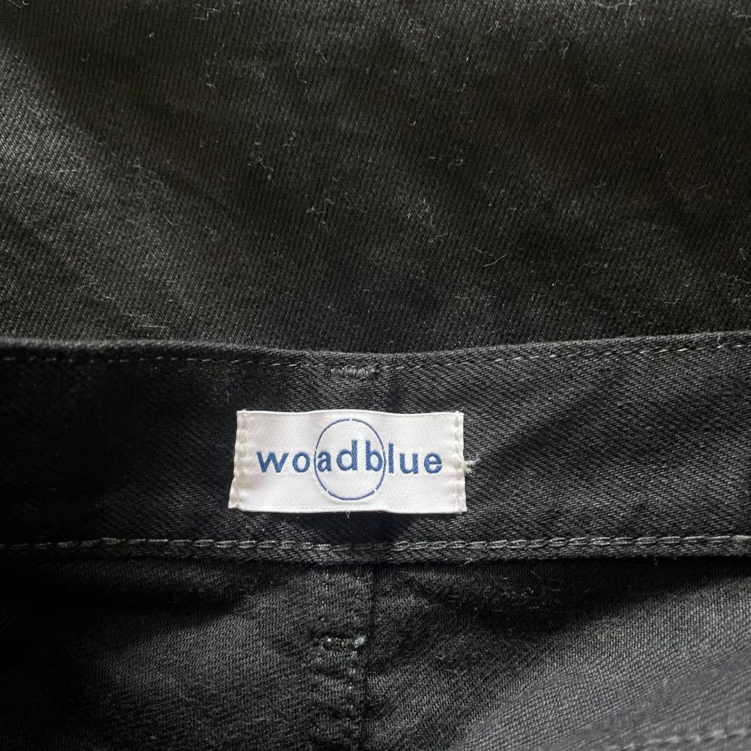 woadblue＜坪田あさみさんコラボ＞WIDE DENIMワイドデニム