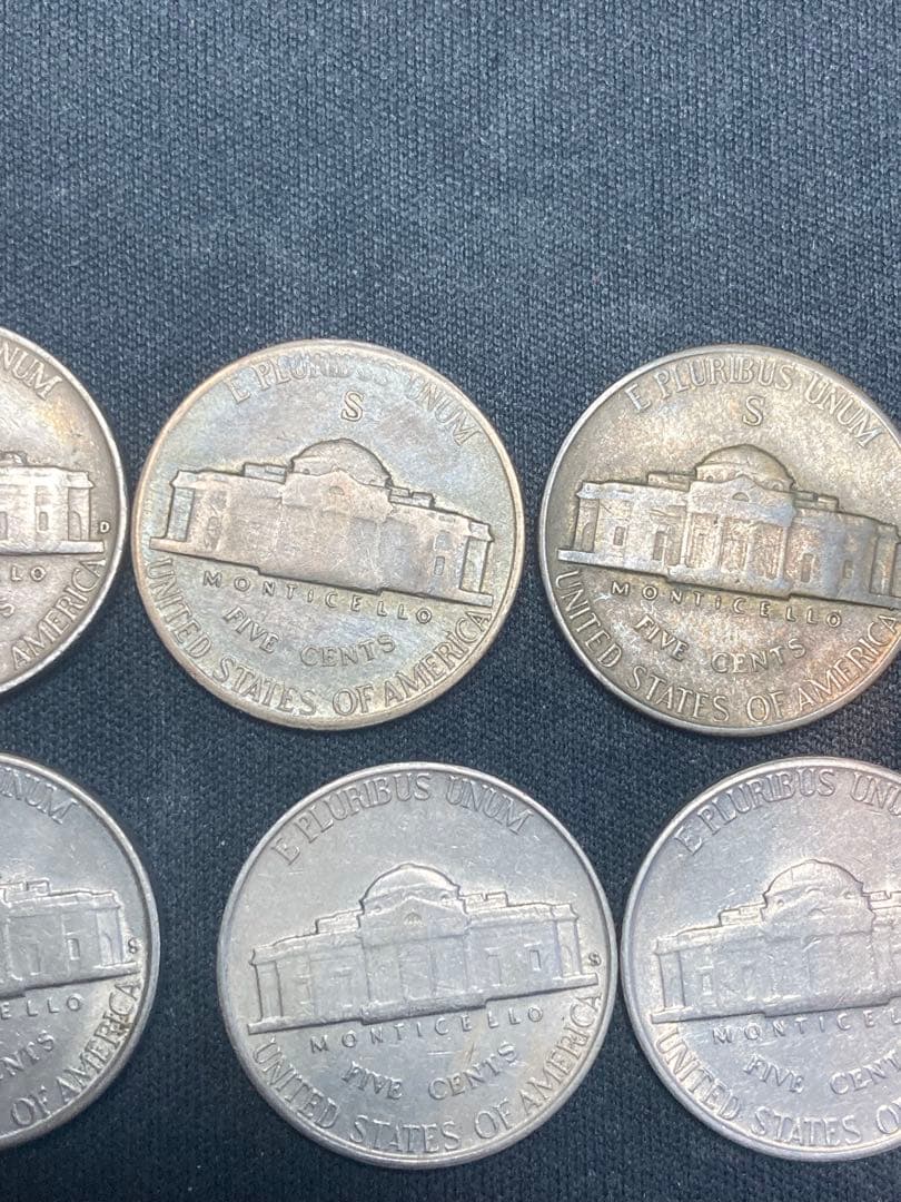 ジェファーソン 銀貨　jefferson silver coin 1940年代②