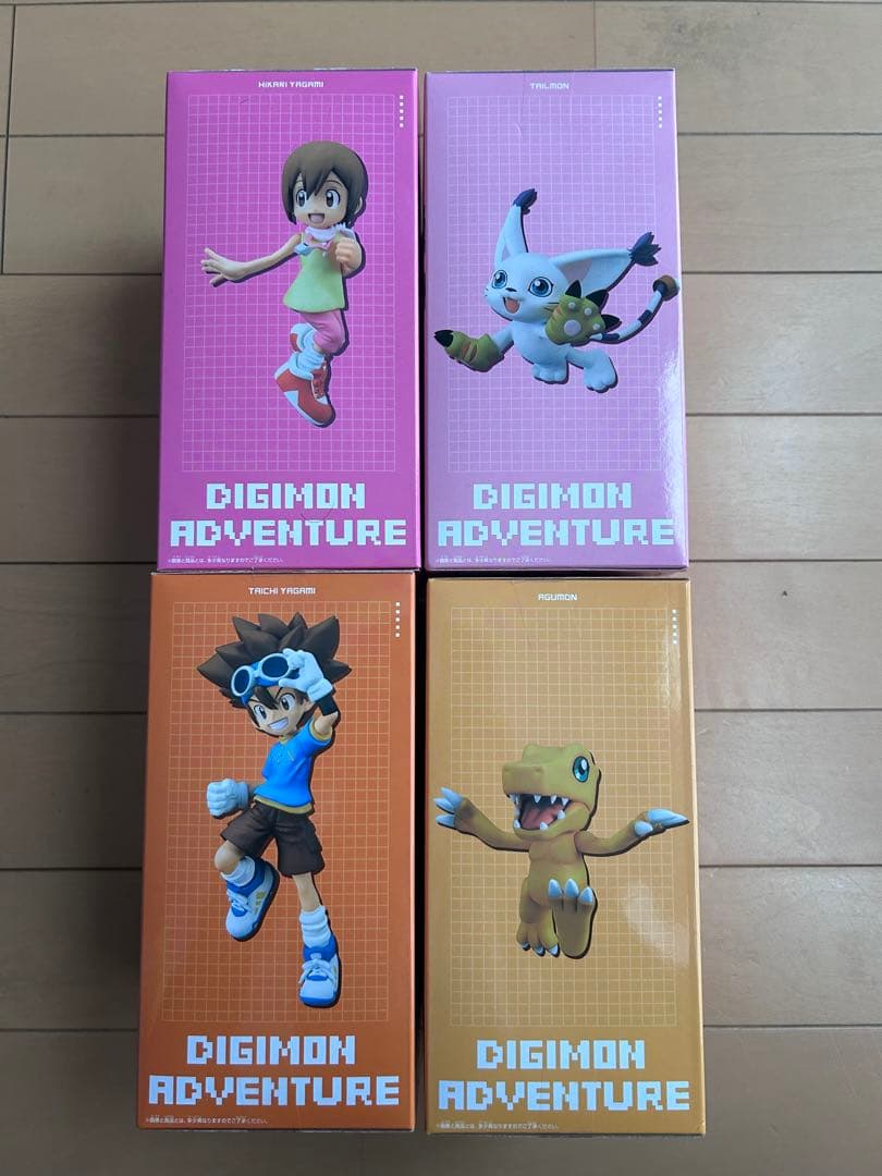 デジモン アドベンチャー フィギュア 太一 アグモン ヒカリ テイルモン DXF