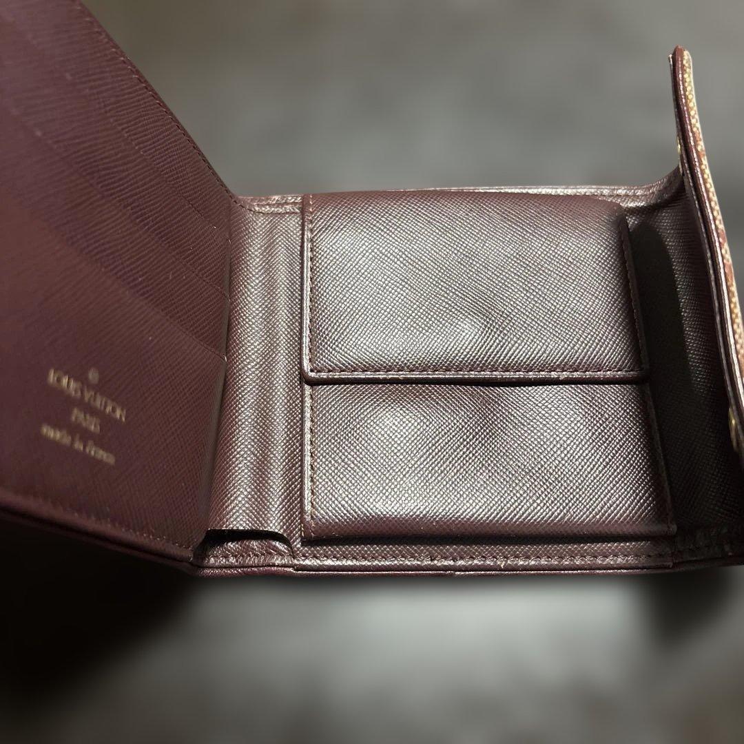 【希少】Louis Vuitton 三つ折り財布 ベージュ/ピンク