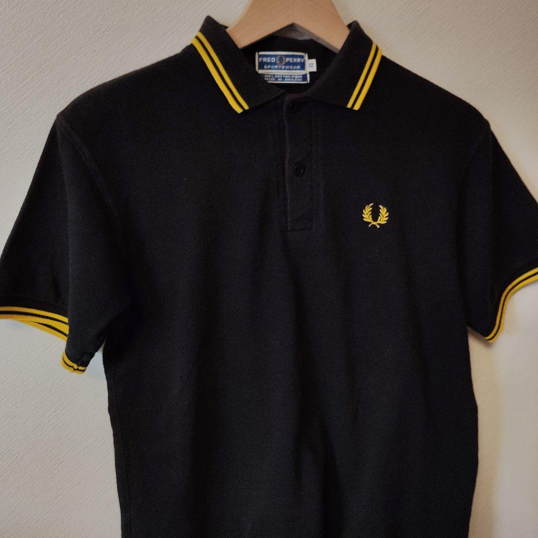Fred Perry 12 黒 金М相当