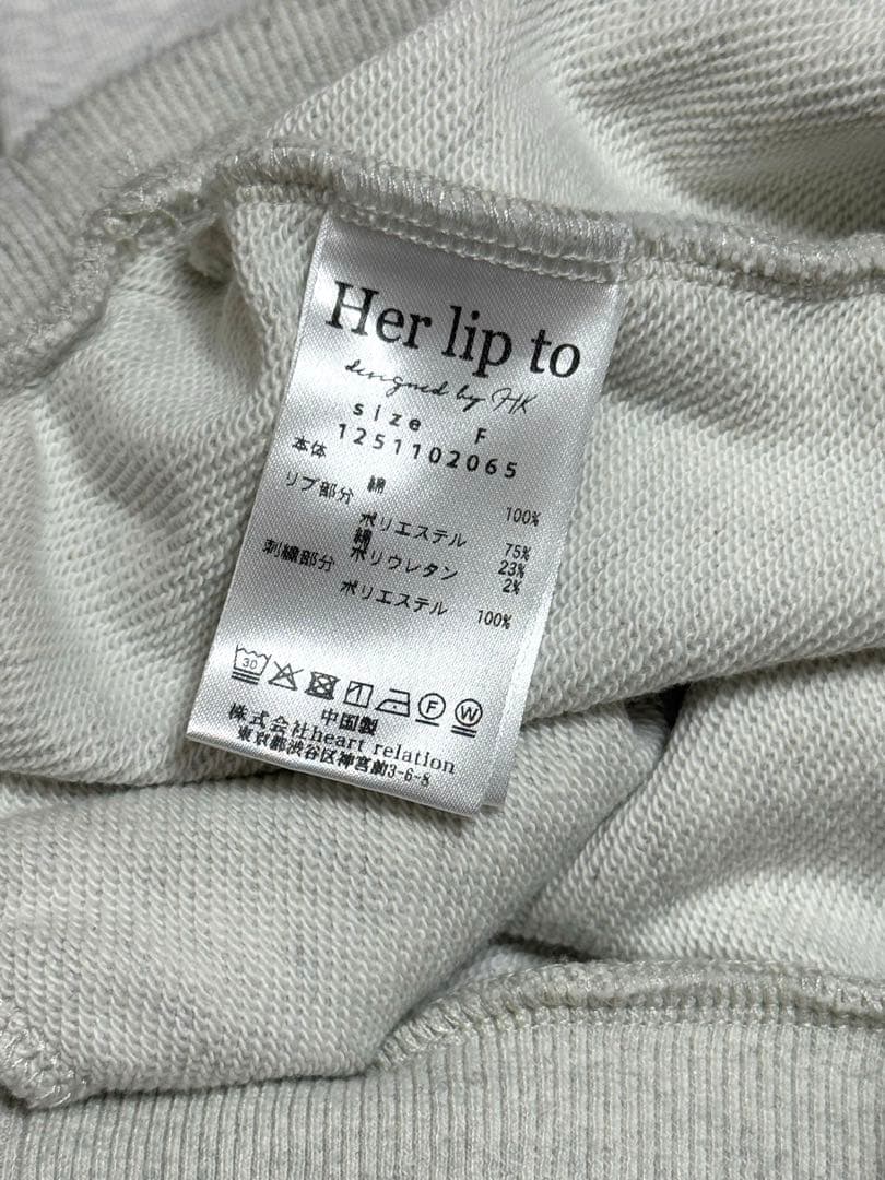 トップス Embroidery Polo Sweatshirt