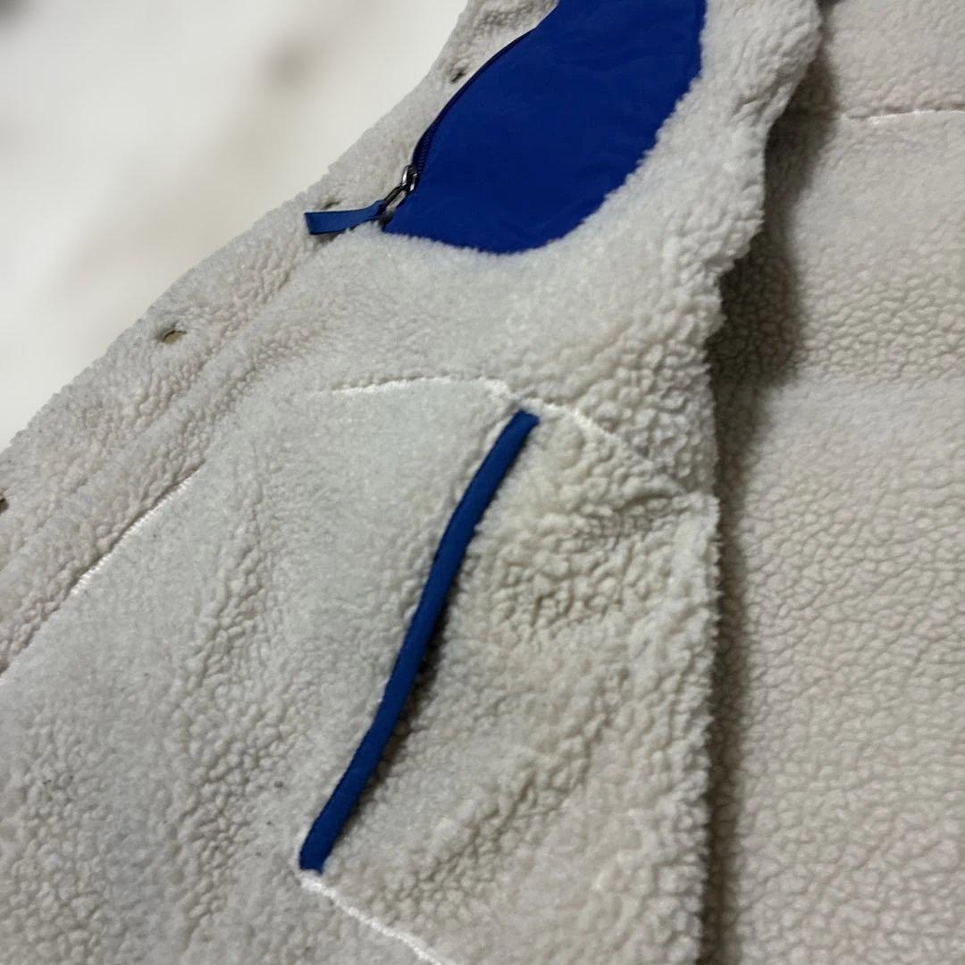 patagonia リバーシブル ベスト ネイビー/ブルー　L