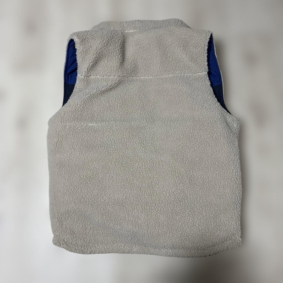 patagonia リバーシブル ベスト ネイビー/ブルー　L