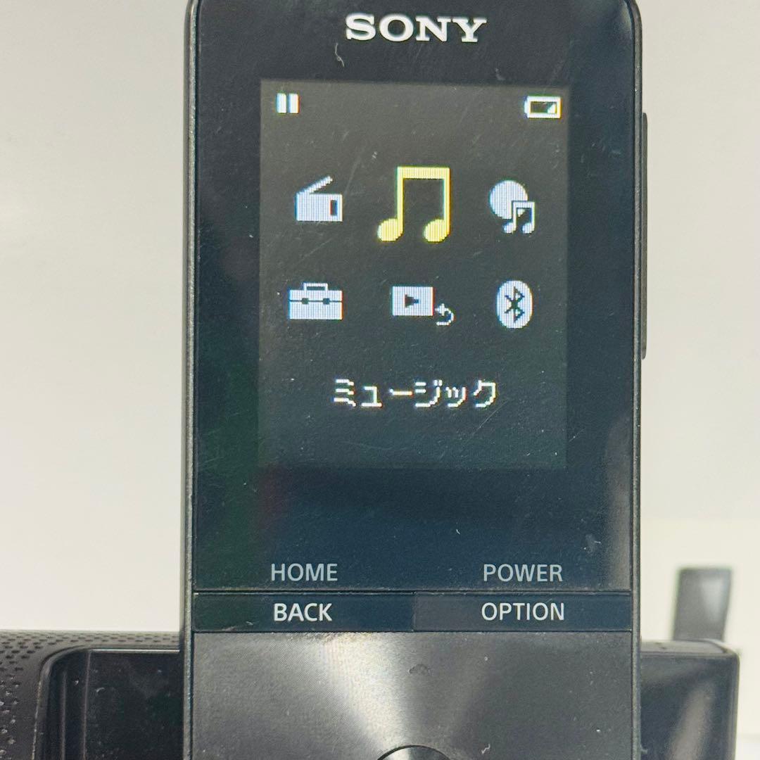 美品★SONY ウォークマン Sシリーズ NW-S313K (B) ブラック