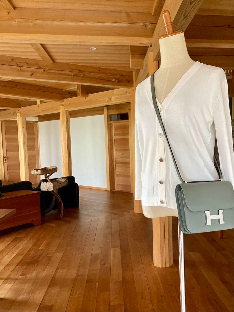 HERMES マルジェラ期　人気定番カーディガン　セリエボタン　クリーニング済