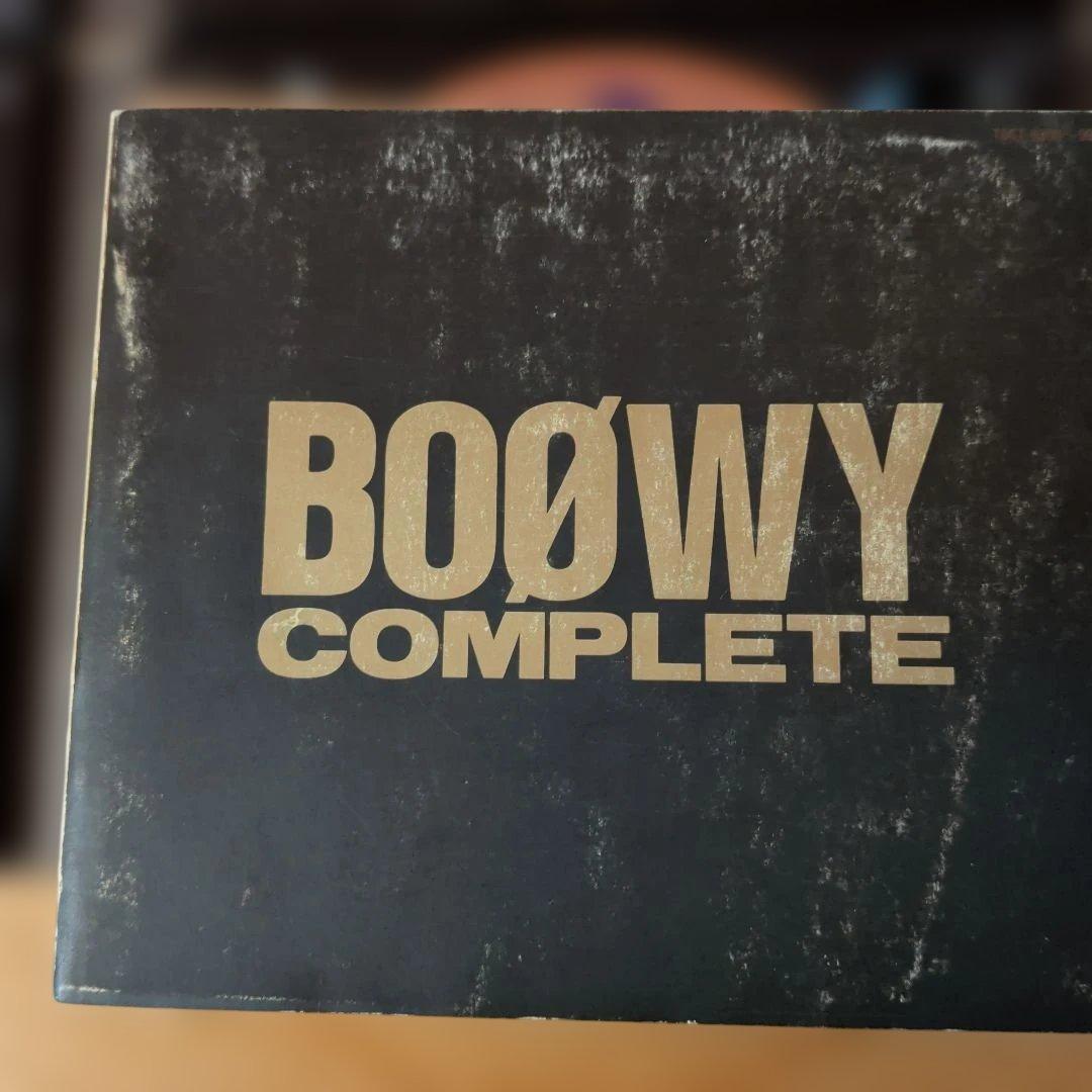 BOOWYコンプリート初回盤 入荷時の段ボール付き