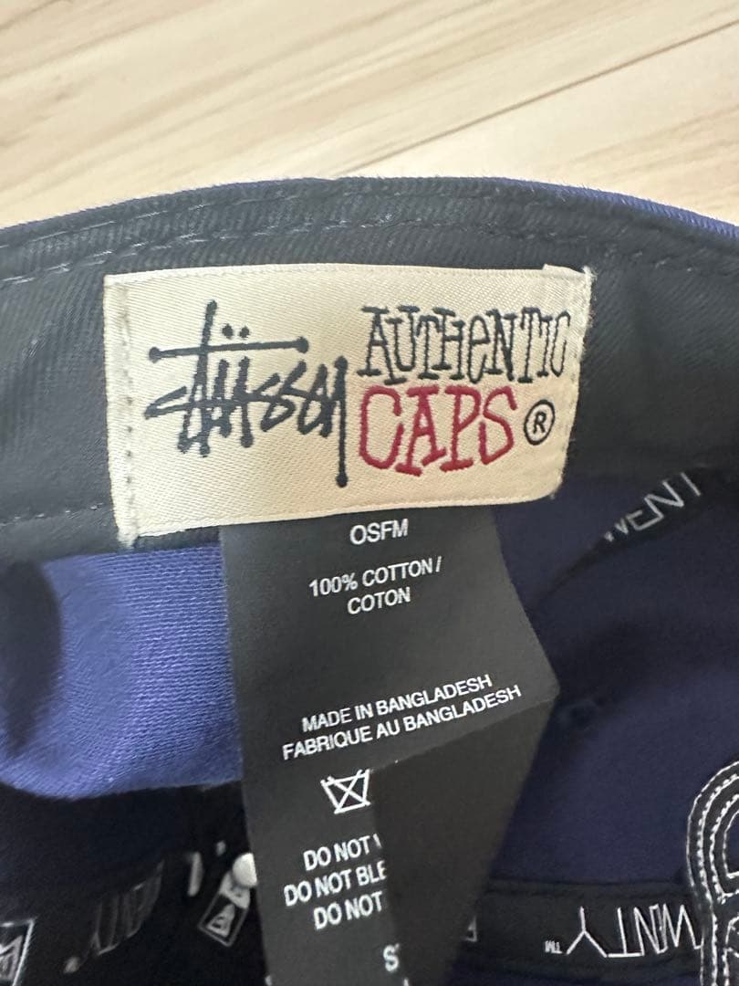 STUSSY NEWERA キャップ ネイビー 9TWENTY