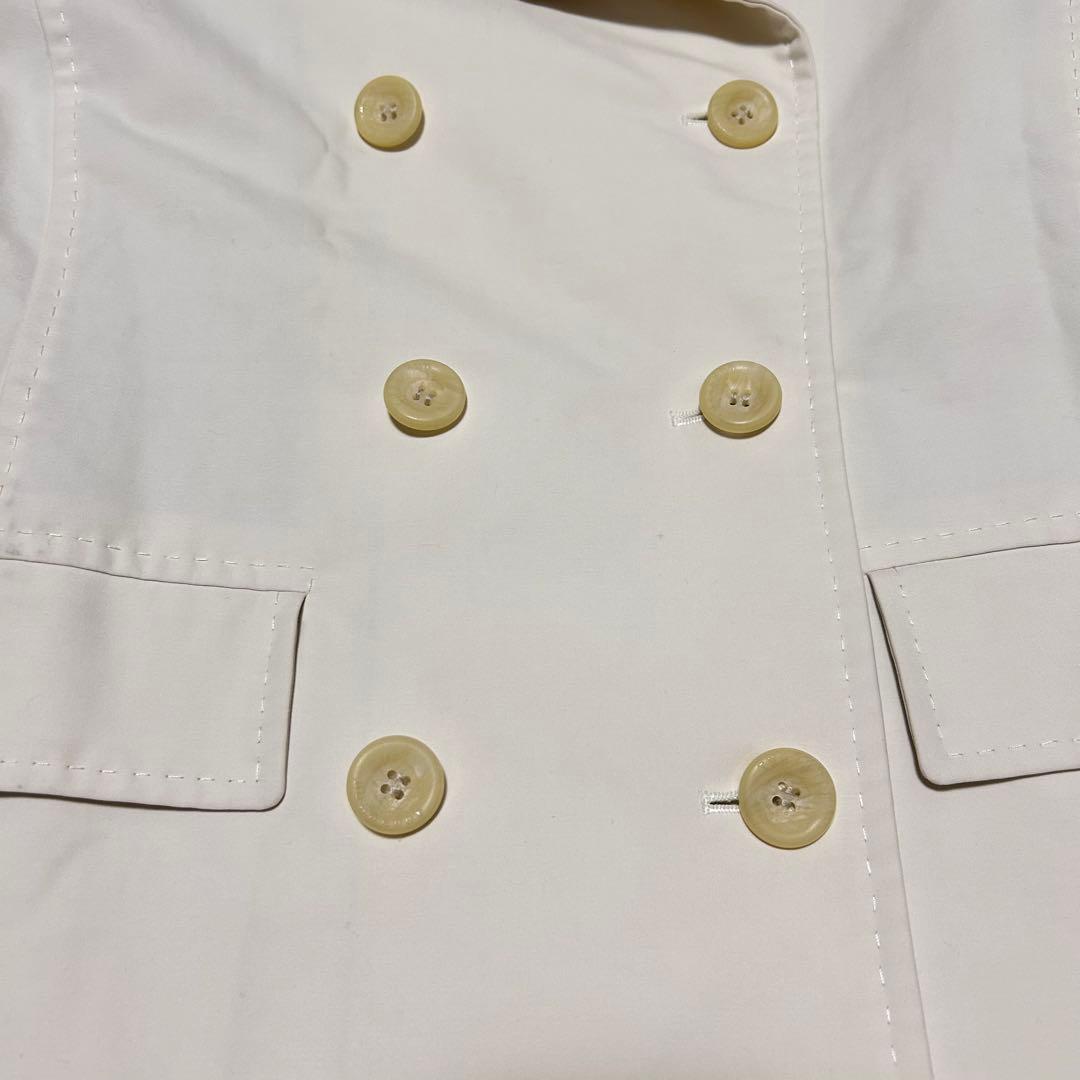 BURBERRY LONDON ショートコート アイボリー　裏地キルティング
