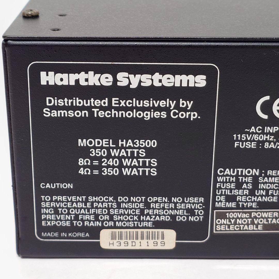 Hartke HA3500 ベースヘッドアンプ ベースアンプ ハートキー
