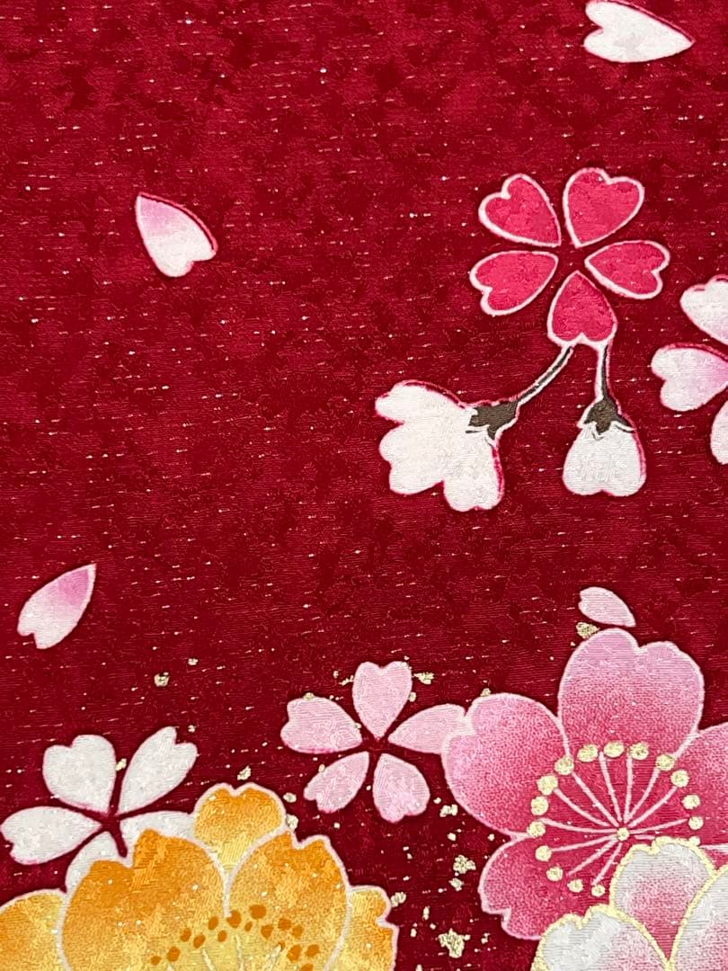 振り袖　フルセット　別誂長襦袢　成人式　金彩加工　刺繍入り　銀通し　799