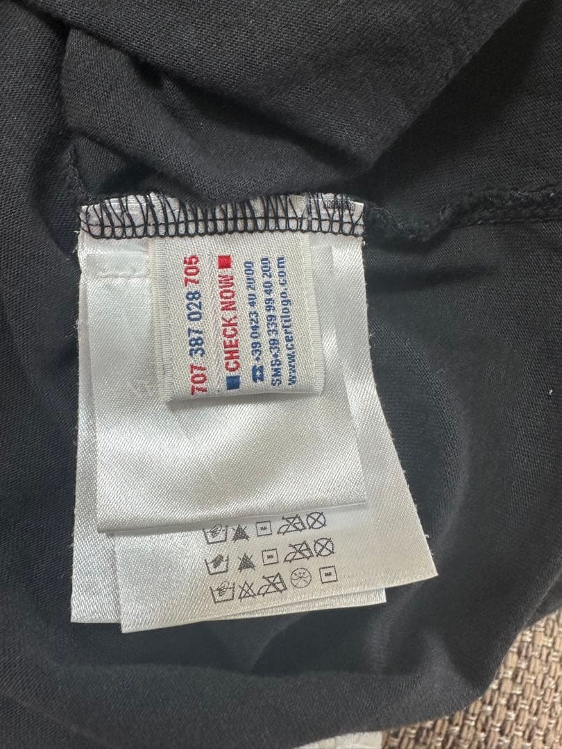 ✨希少デザイン✨MONCLER モンクレール Tシャツ 手書き風 L 黒 正規品