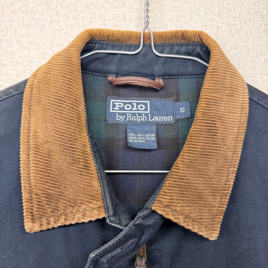 は*ほ様 90s ラルフローレン ポロ Polo スイング 襟コーデュロイ BK