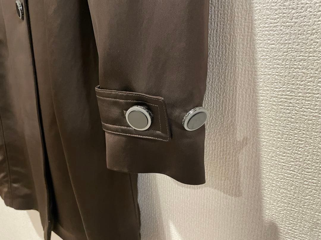 イタリア製 GIORGIO ARMANI シルク チェスター コート