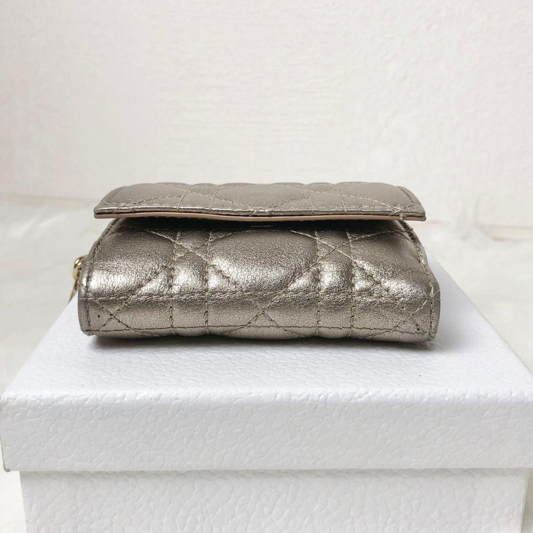 【せいか】Dior 三つ折り財布 レディディオール ロータスウォレット