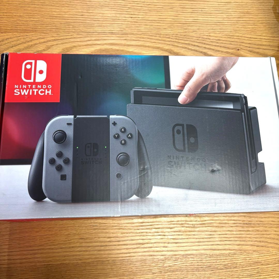 【ジャンク】Nintendo Switch 本体 グレー Joy-Con付き