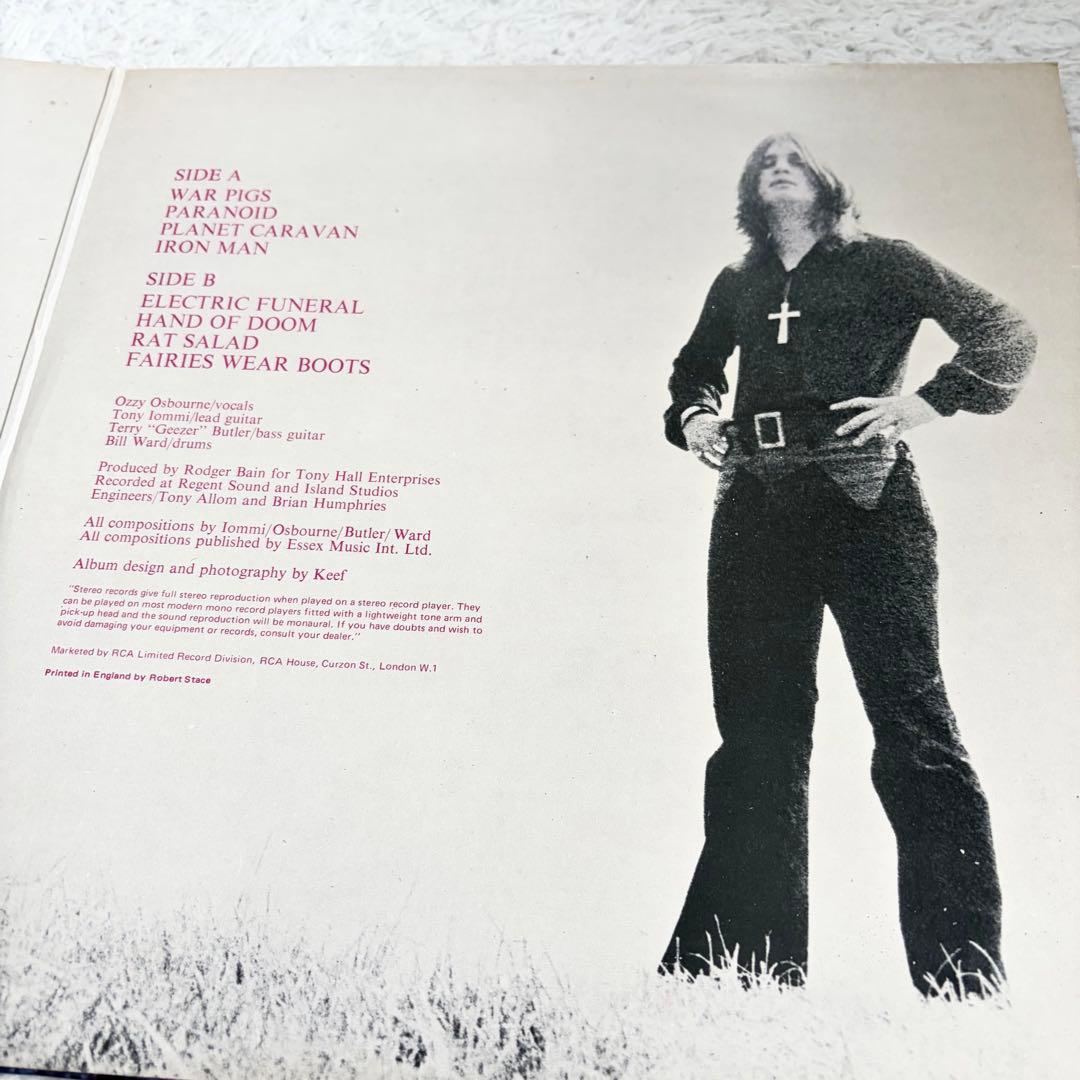 BLACK SABBATH PARANOID レコード ブラックサバス