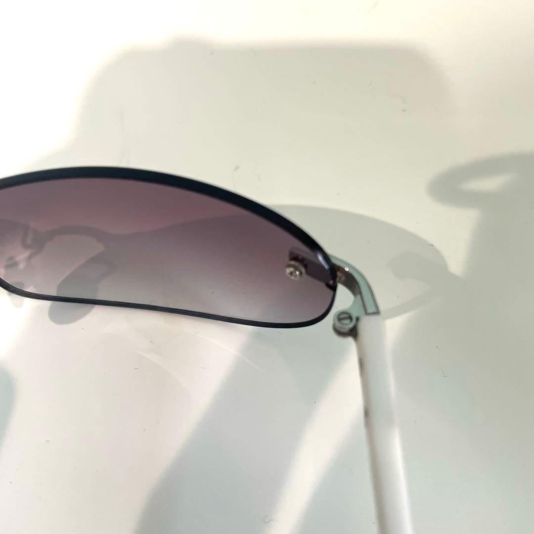 MIU MIU サングラス　紫色レンズ メタルフレーム ケース付き