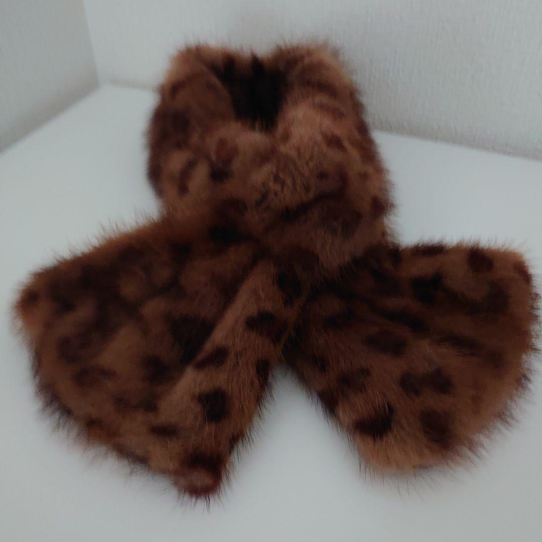 新品　LIGNAGGIO　collezione　ミンクマフラー