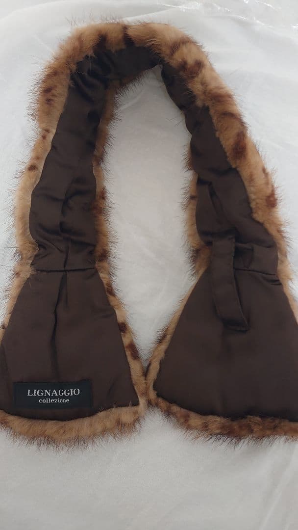 新品　LIGNAGGIO　collezione　ミンクマフラー