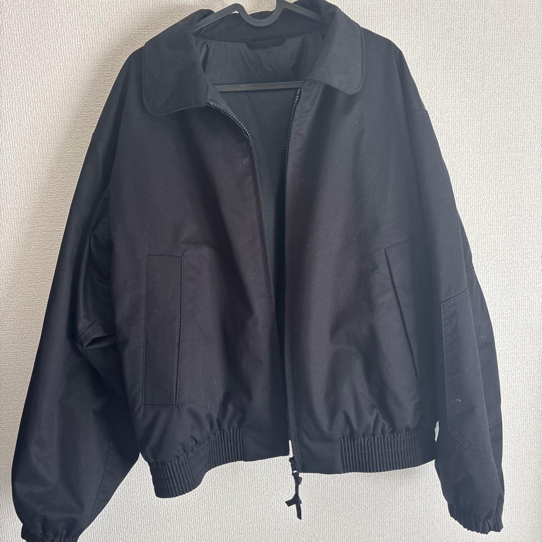 UNIQLO U パフテックショートブルゾン　L　ブラック