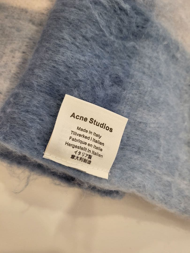 Acne Studios チェック柄 マフラー