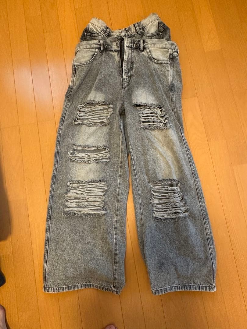 【最終値下げ】Lexington DoubleBeltDenimPants