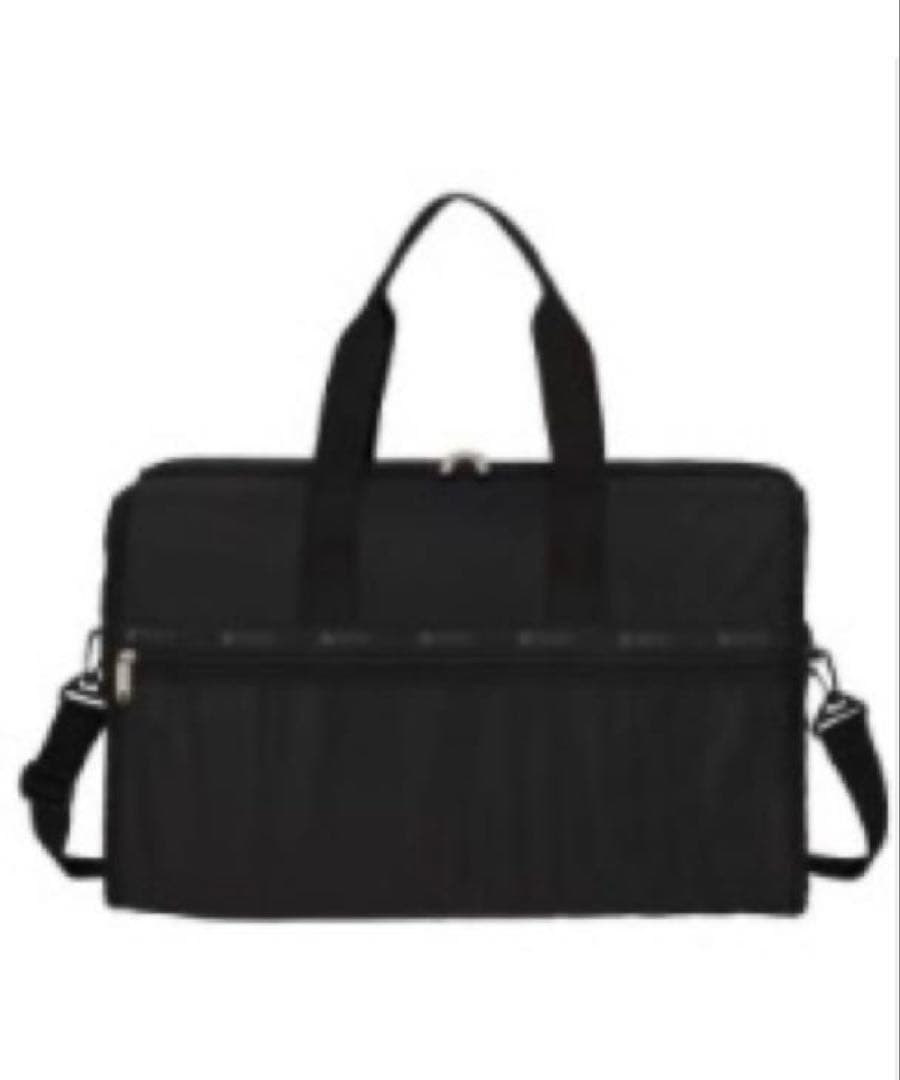 【美品】LeSportsac レスポートサック 大きめボストンバック 黒
