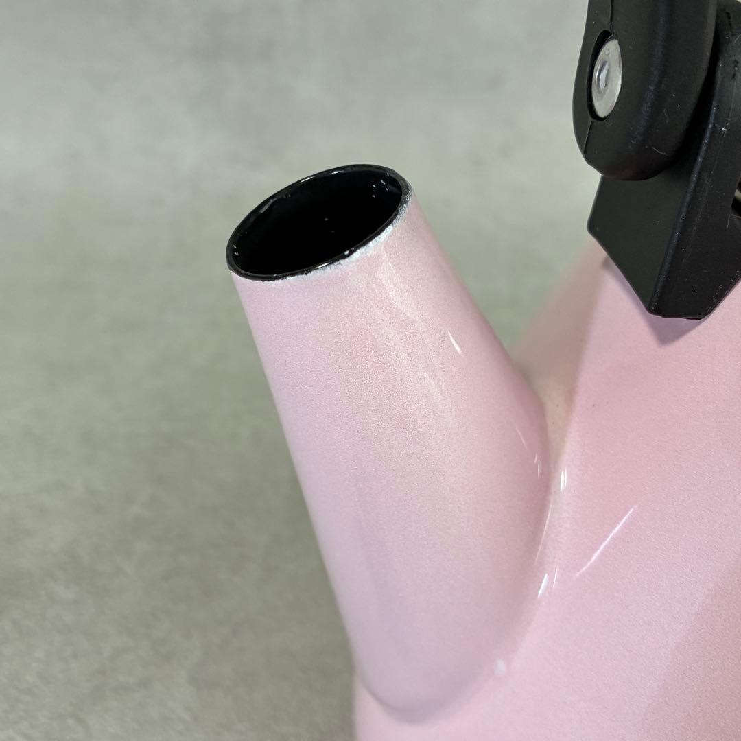 【美品】ル・クルーゼ　ケトル・コーン ピンク　IH対応 1.6L