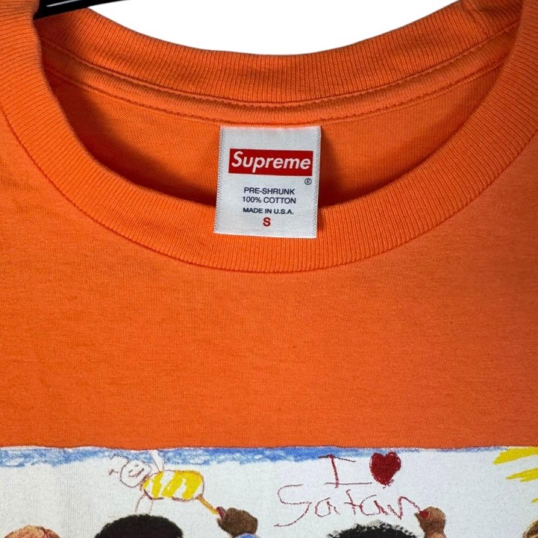 【supreme】kids tee 2019ss オレンジ S size