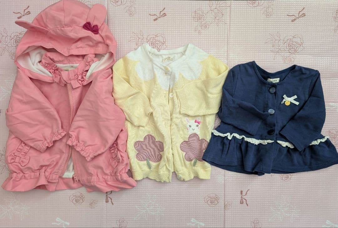 クーラクール ベビー服セット まとめ売り 保育園や公園用に 31着 コート付き