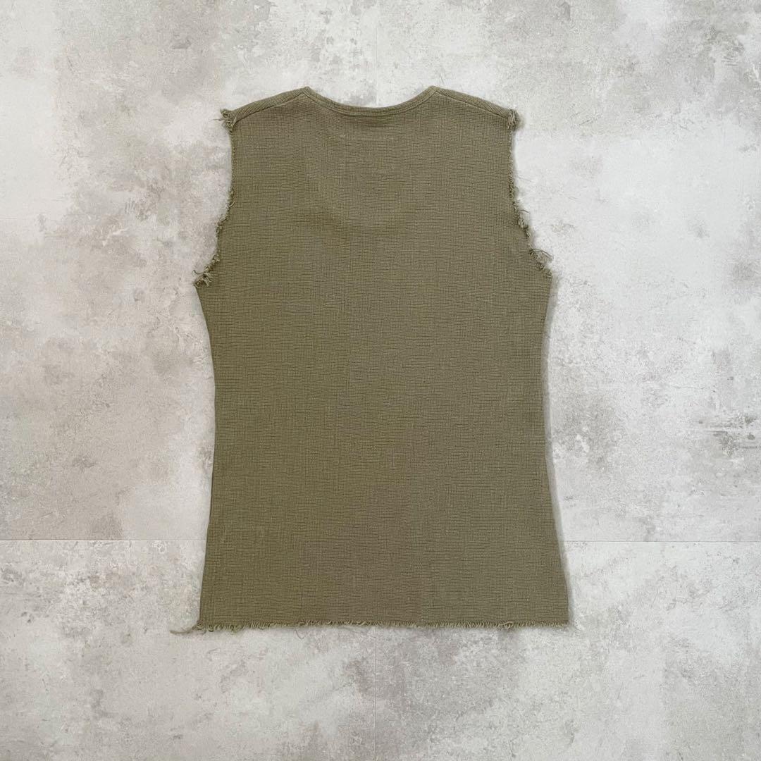 GREG LAUREN グレッグローレン ノースリーブ カットソー