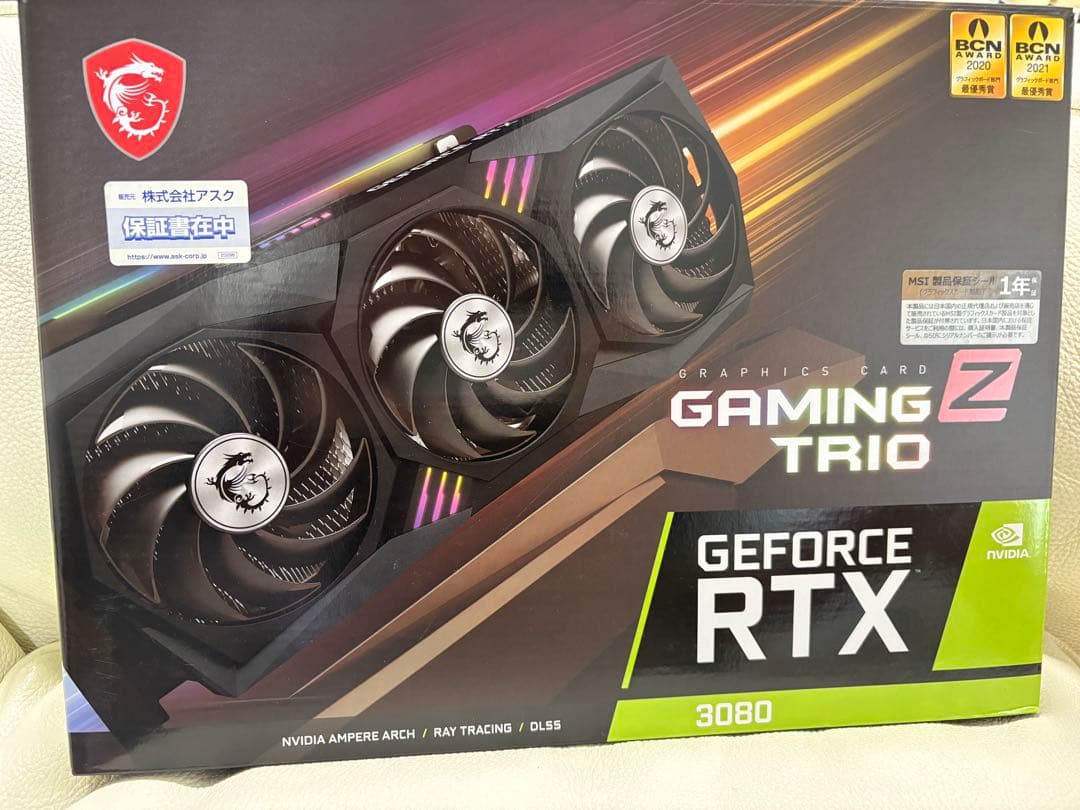 価格変更しました　MSI GeForce RTX 3060ti used