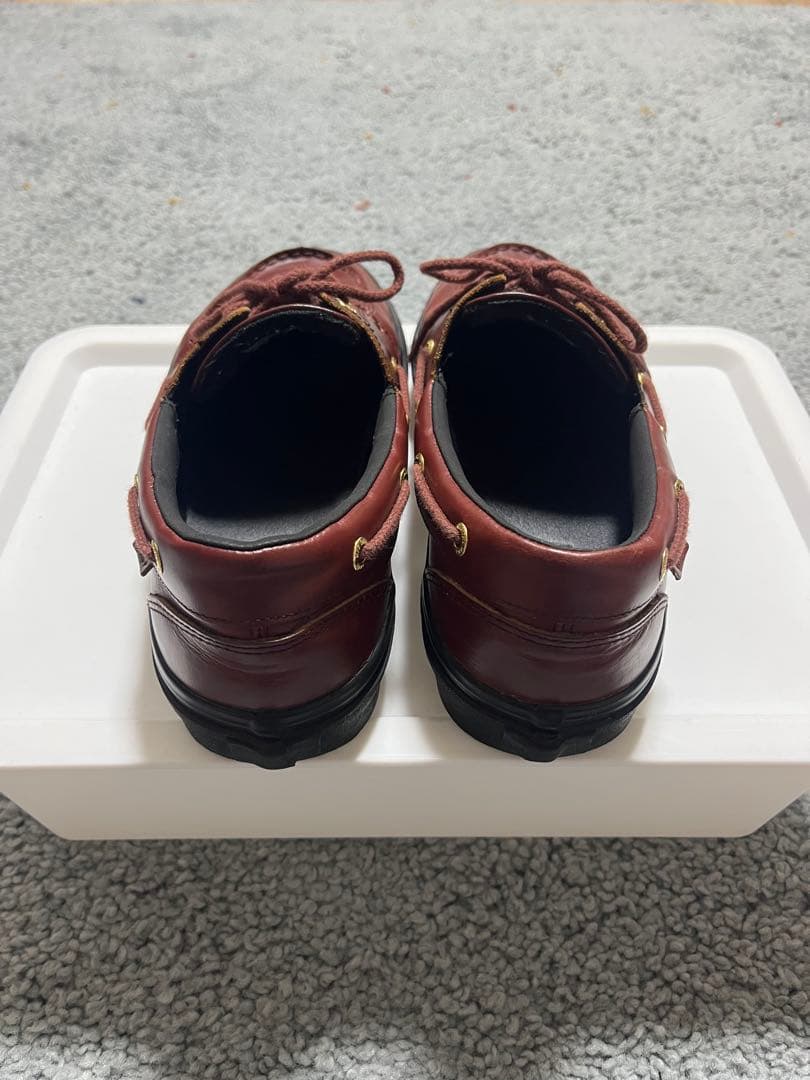 VANS ヴァンズ バンズ 2アイレット BROWN/BLACK リアルレザー