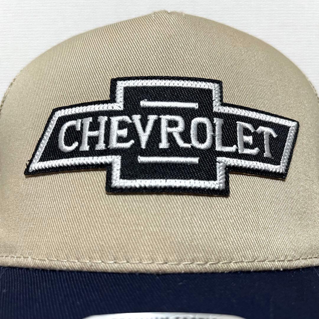 【90s chevrolet ビンテージワッペン】トラッカーキャップ アメカジ