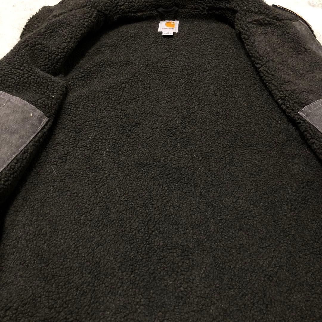 Carhartt カーハート　ダックベスト　内側ボア　ワッペンロゴ　M