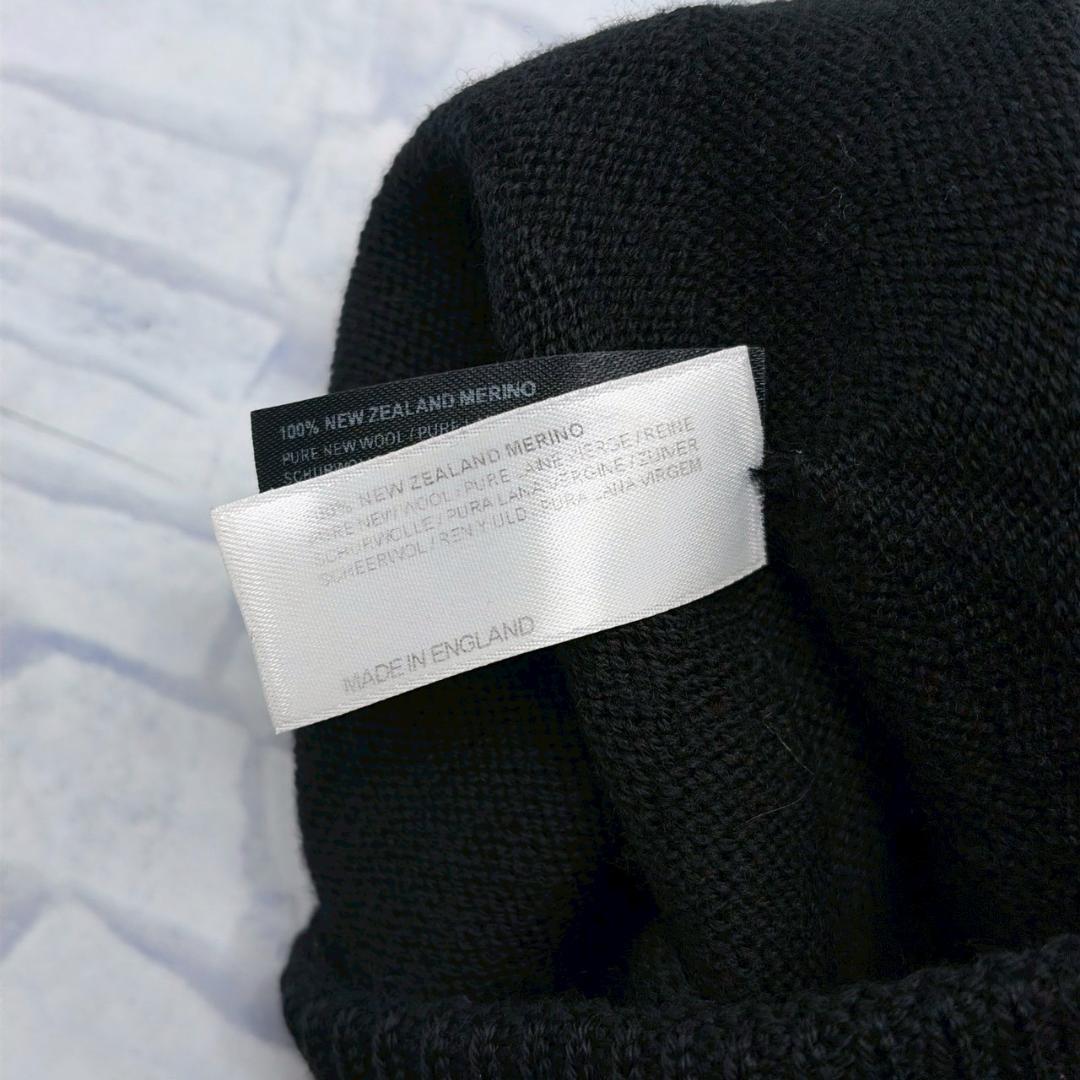 JOHN SMEDLEY CA4LA カシラ ブラック ニットビーニー ウール
