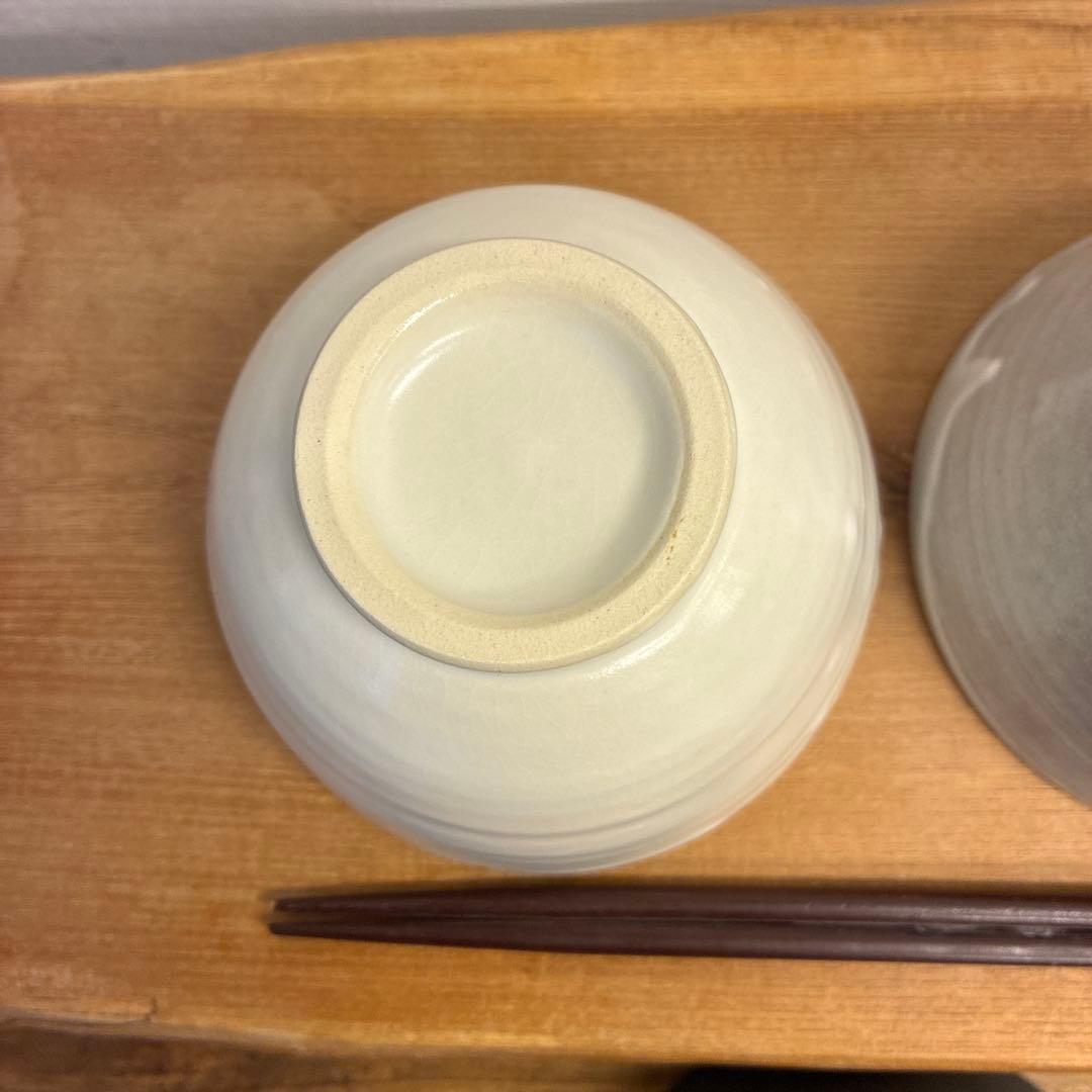 Kirakira新品　陶器　陶芸作家　深茶碗3個　451