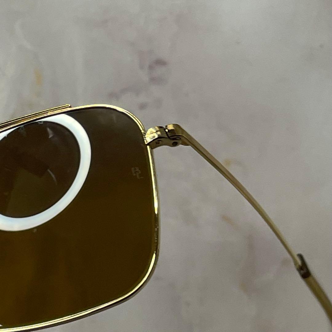 ray ban アビエーター y2k ツーブリッジ アンティーク サングラス