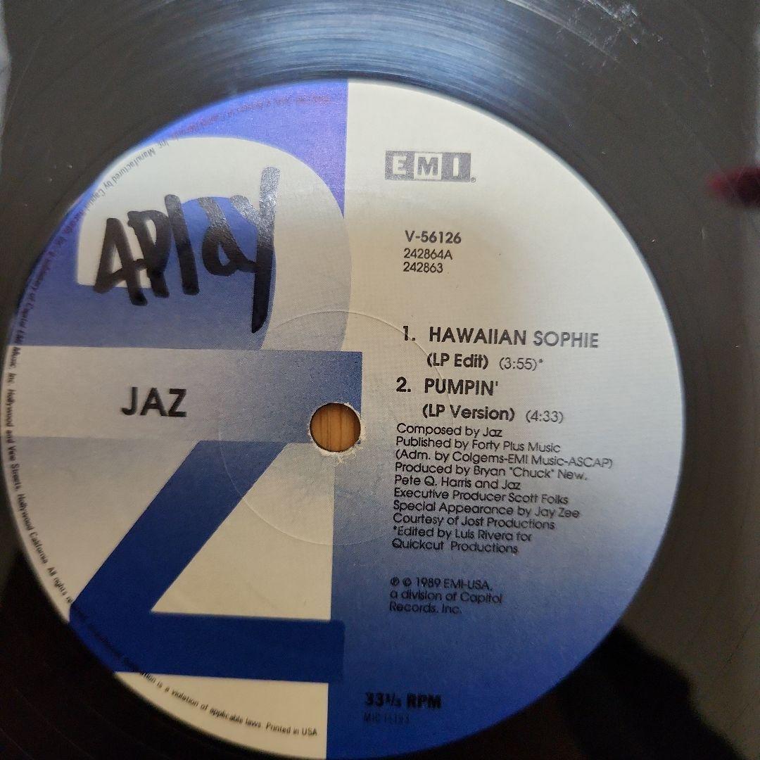 Jaz Hawaiian Sophie / Pumpin' レコード