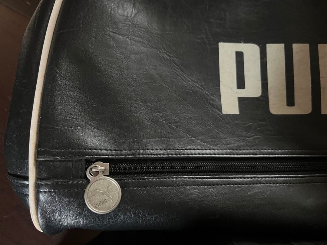 90s PUMA ヴィンテージ ボストンバッグ　黒