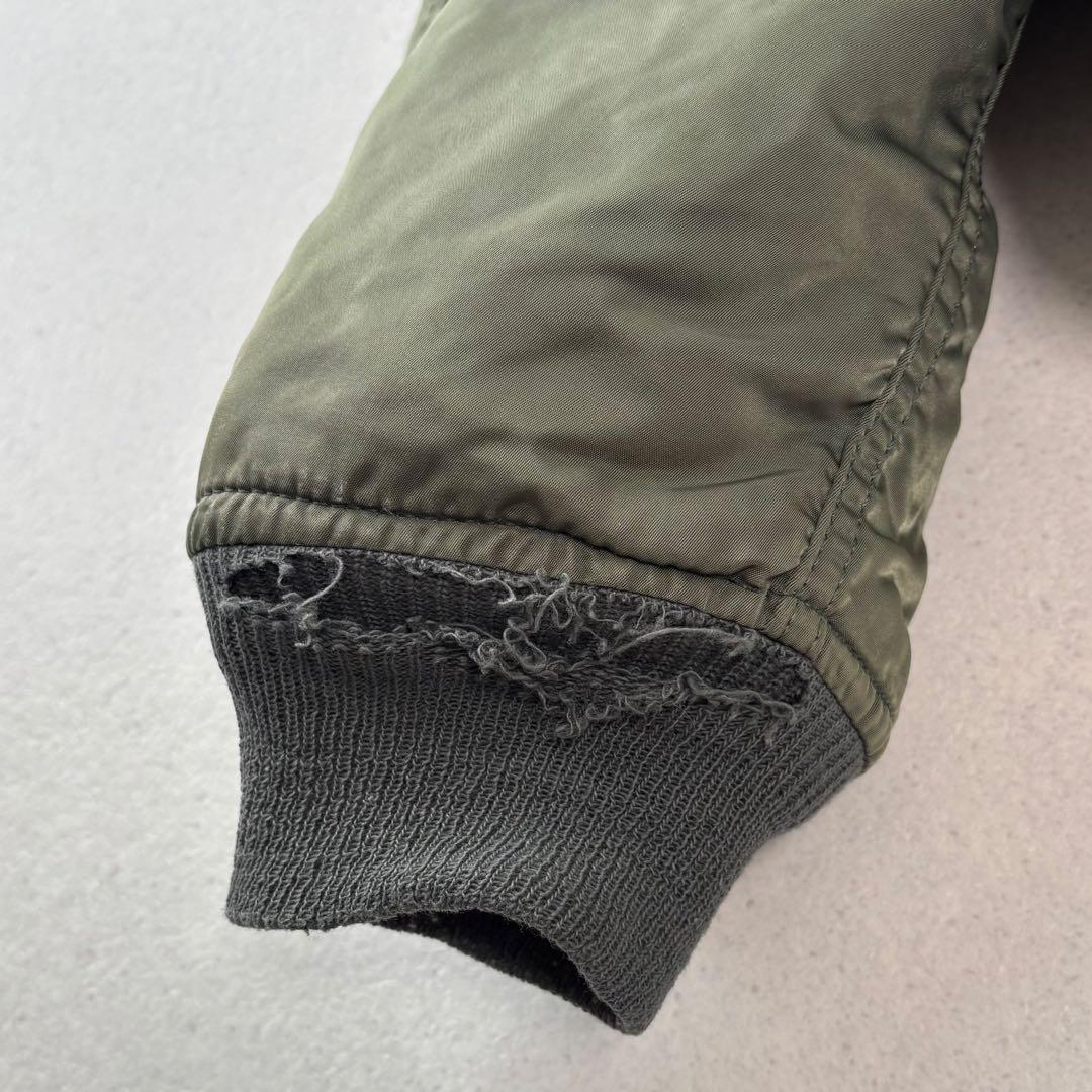 USA製 ALPHA INDUSTRIES ma-1 XL 90s 短丈