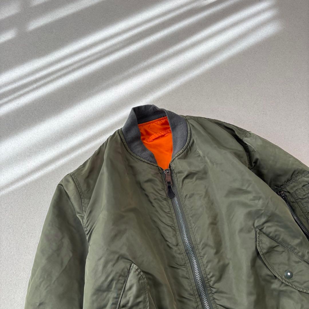 USA製 ALPHA INDUSTRIES ma-1 XL 90s 短丈