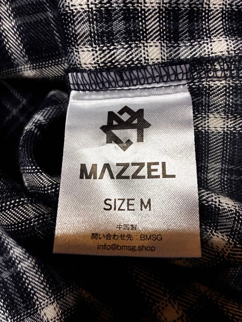 MAZZELチェックシャツMサイズ
